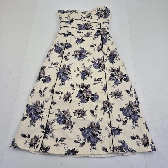 coast Dresses & Skirts - COAST Beige Sleeveless and Buttonless Lace Mid-Length Dress